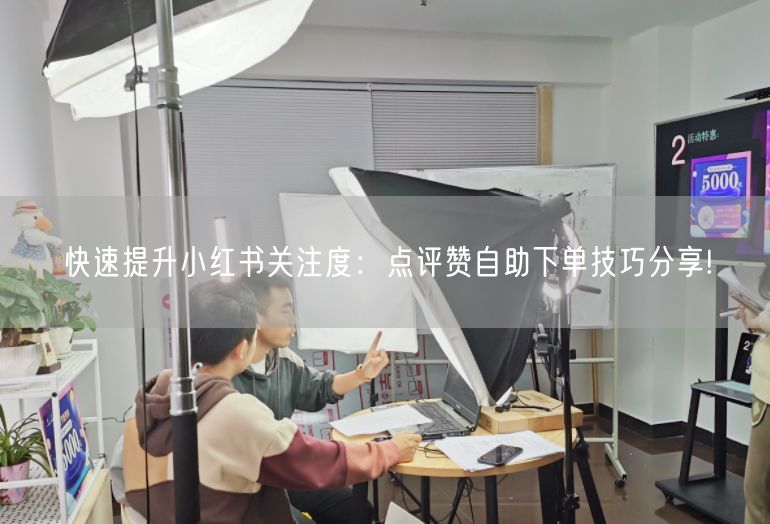 快速提升小红书关注度：点评赞自助下单技巧分享!