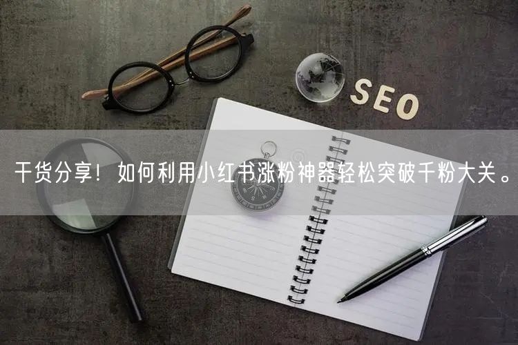 干货分享！如何利用小红书涨粉神器轻松突破千粉大关。